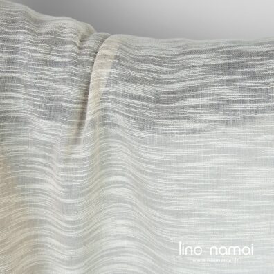 Lengvas retas pilkšvai baltas lino - medvilnės audinys
