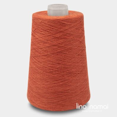 Lininiai verpalai tamsiai oranžiniai 8(3)