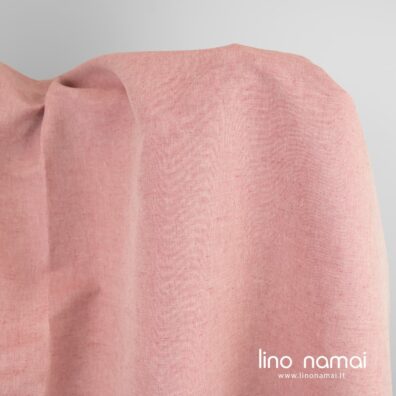 Puslininis audinys baltai rausvas