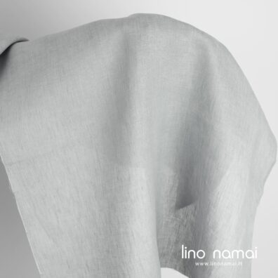 Lininis audinys pilkas melanžinis