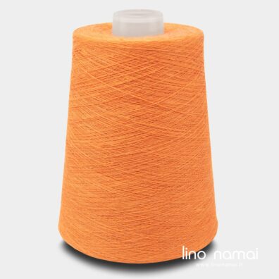 Lininiai verpalai oranžinės spalvos 8(4)