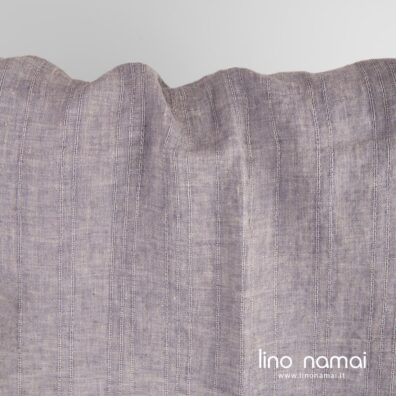 Lininis audinys rusvai violetinis skalbtas minkštas švelnus