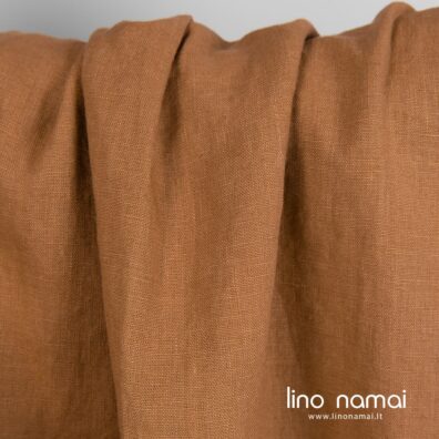 Lininis audinys molio spalvos skalbtas minkštas švelnus