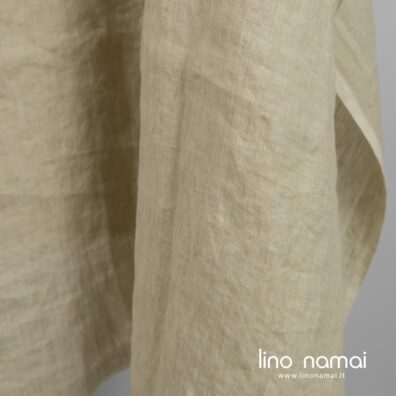 Lino audinys iš gelsvai rusvų ir rusvai pilkšvų verpalų