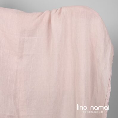 Puslininis audinys šviesiai alyvinis skalbtas