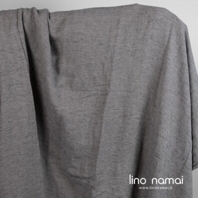 Puslininis platus audinys rusvas skalbtas