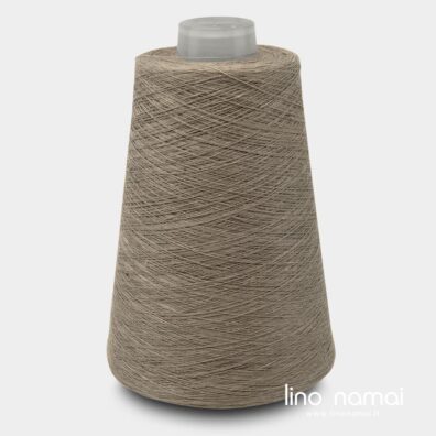 Lininiai verpalai tamsiai pilkos lino spalvos