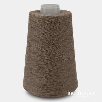 Lininiai verpalai pilkšvai rudi mezgimui, nėrimui