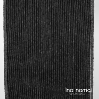 Lininis audinys rankšluostinis juodai dryžuotas