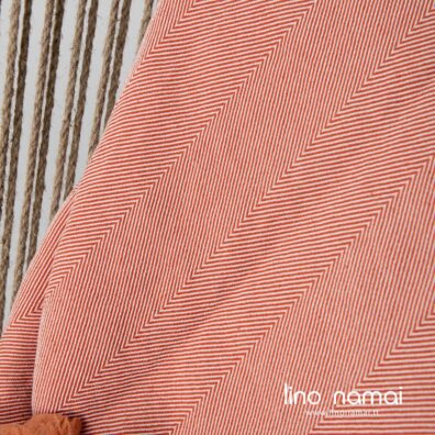 Puslininis oranžinis pledas eglutė.