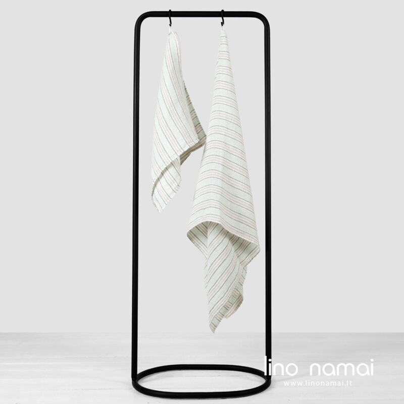 Lininis rank&scaron;luostis žalsvas.