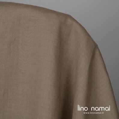 Pilkšvai rusvas 100% lino audinys 280cm pločio