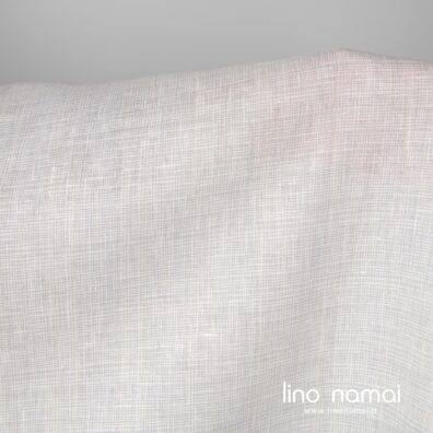 Lininis audinys pilkšvai baltas platus tinka didelių matmenų patalynei, užuolaidoms, staltiesėms siūti