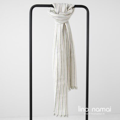 Lininis dryžuotas šalikas DANDI