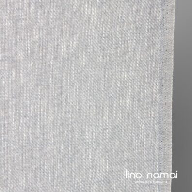 Lininis rankšluostinis audinys melsvai pilkas austas ruoželio raštu