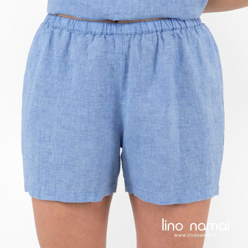 DARREN lininiai melsvi &scaron;ortukai