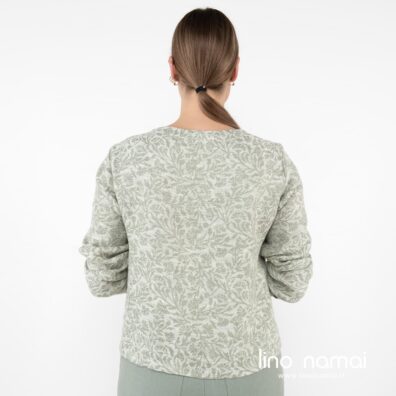 CYBIL puslininė žalsva palaidinė, nugaros pusė