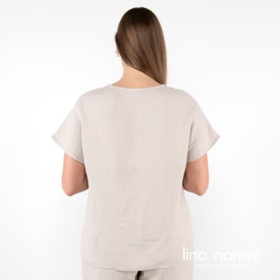 DARREN lininė rusva palaidinė, nugaros pusė