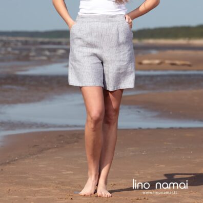 OSCAR dryžuoti šortai su kišenėmis