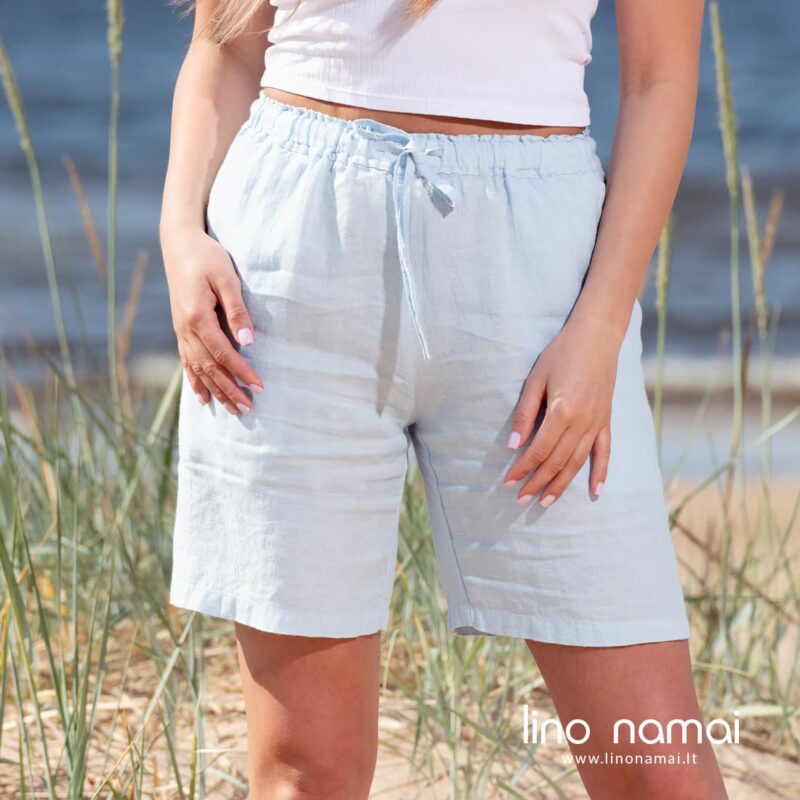 DOLFI lininiai melsvi &scaron;ortai