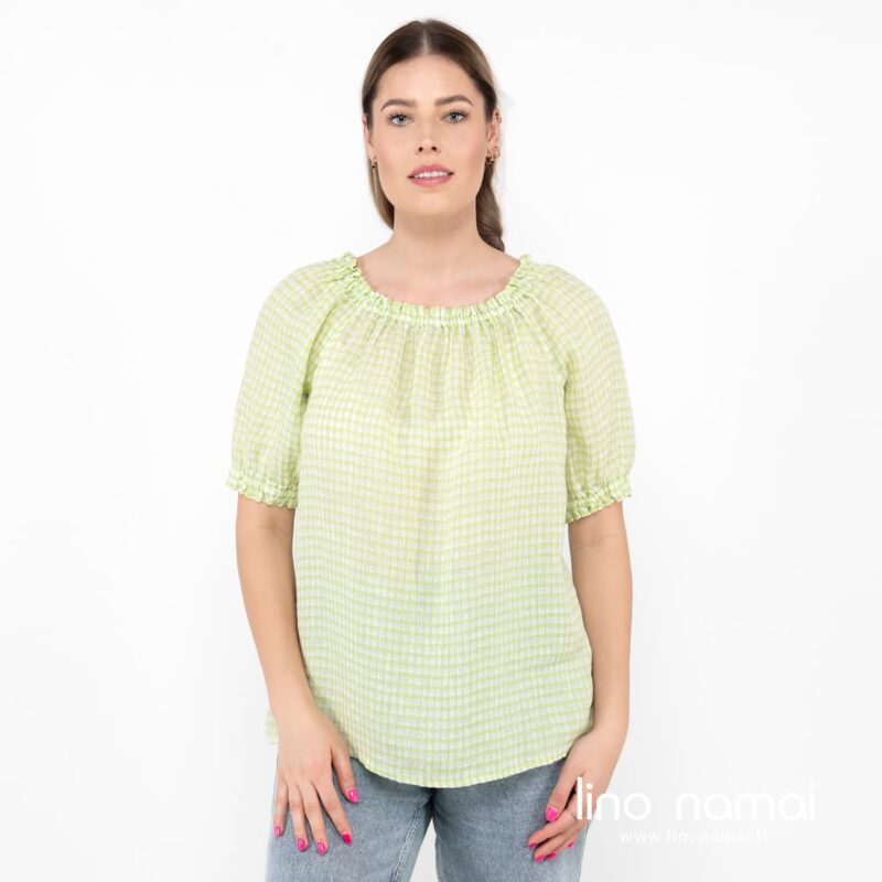 MELISA lininė žalsva palaidinė