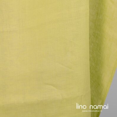 Gaiviai žalios spalvos 100% lino audinys