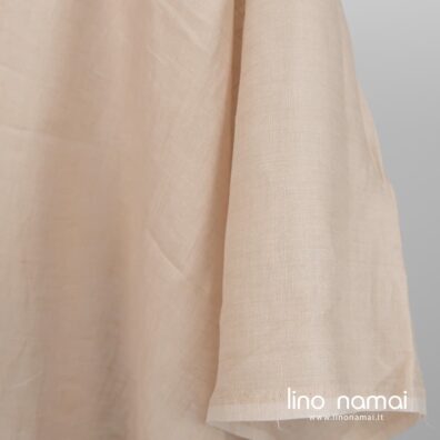 Lininis audinys gelsvai rusvas lengvas 150cm pločio