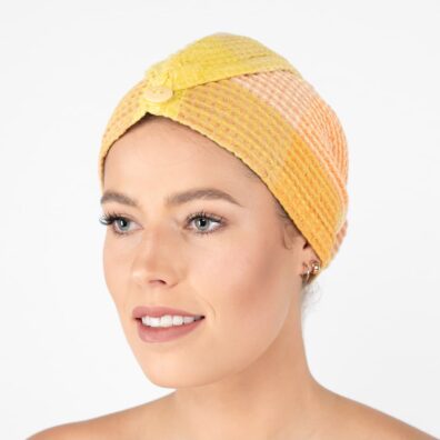 BINGO lininė oranžinė dušo kepurė