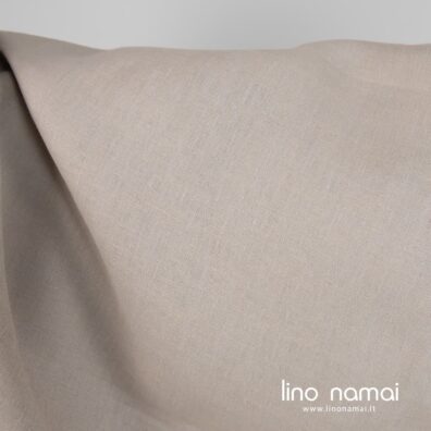 Lininis audinys rusvai pilkas 130cm pločio