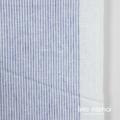 Lininis audinys rankšluostinis mėlynai dryžuotas 50cm pločio