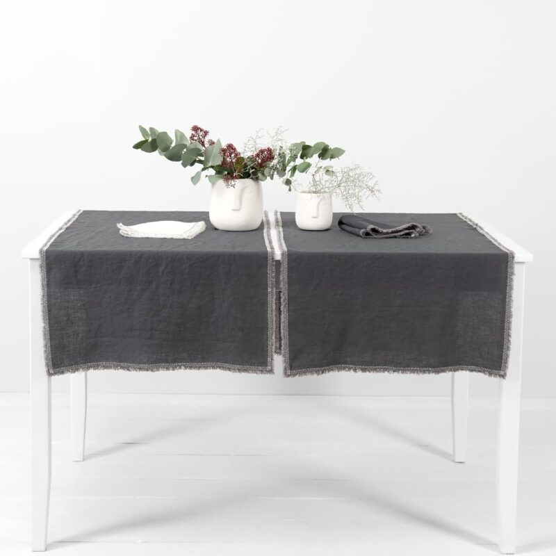 ALBA lininis pilkas takelis