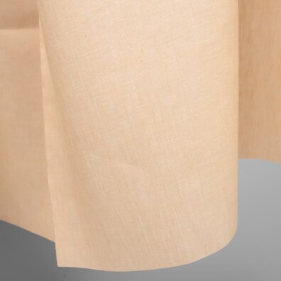 Lininis audinys baltai gelsvas tinka drabužiams ir namų tekstilei siūti