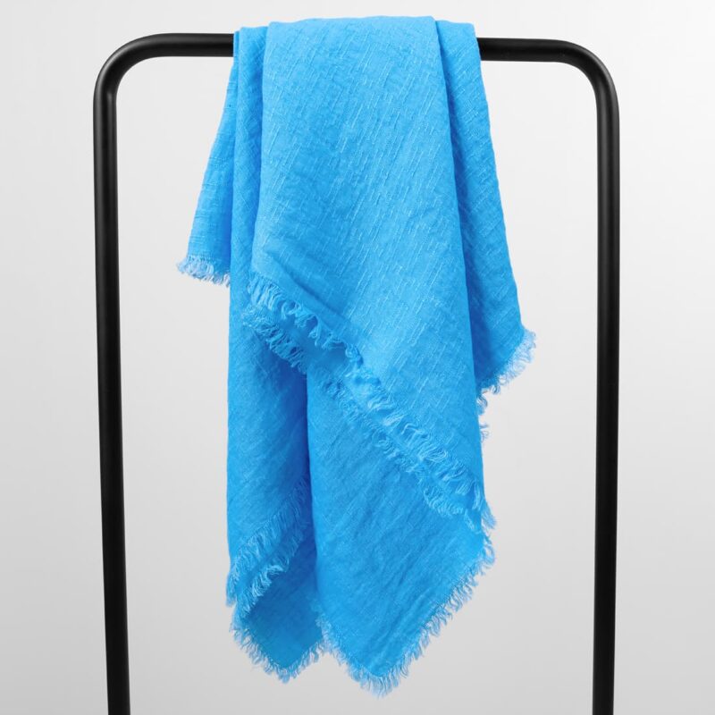 LOLITA lininė skara mėlyna