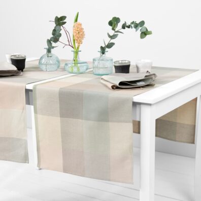 NATA puslininis žalsvai languotas takelis