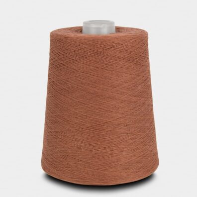 Medvilniniai verpalai rudi sukti iš 2-jų siūlų tinka nėrimui, audimui, mezgimui