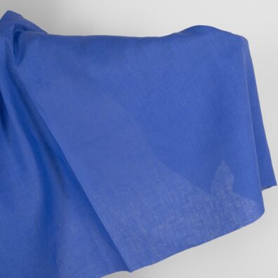 Lino audinys mėlynos spalvos