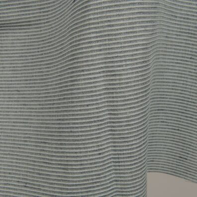 Lininis audinys žalsvai-pilkai raštuotas 150cm pločio