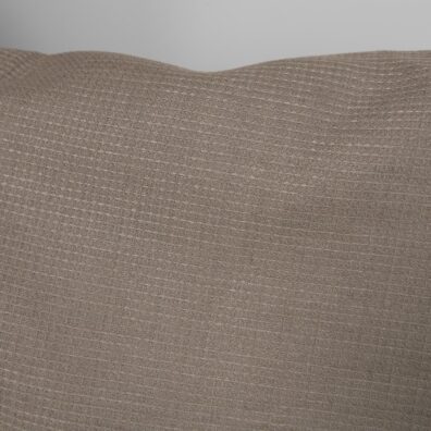 Puslininis audinys tamsiai smėlinis „vaflinis“ tinka chalatams, vonios, pirties, virtuvės rankšluosčiams siūti