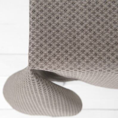 TONY pilkai ruda lino - medvilnės staltiesė