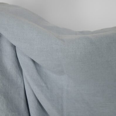 Puslininis audinys pilkšvai melsvas melanžinis skalbtas