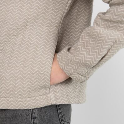 LIMA puslininis smėlio spalvos švarkelis su kišenėmis