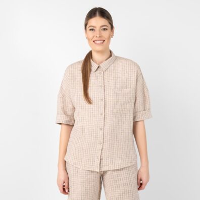 EILA lininė rusva palaidinė