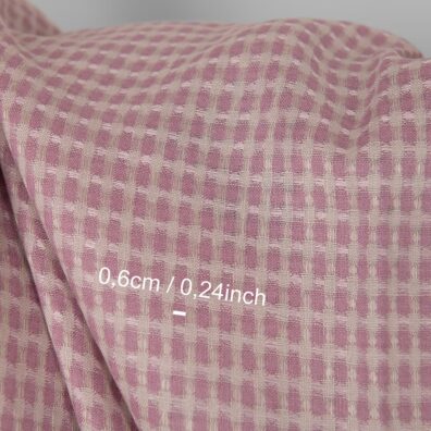 Lino audinys pilkšvai alyvinis struktūriniu pynimu