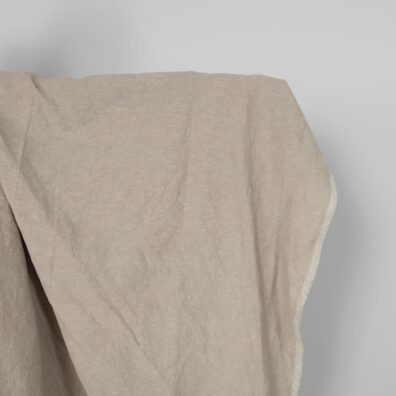 Puslininis audinys rusvai pilkas skalbtas