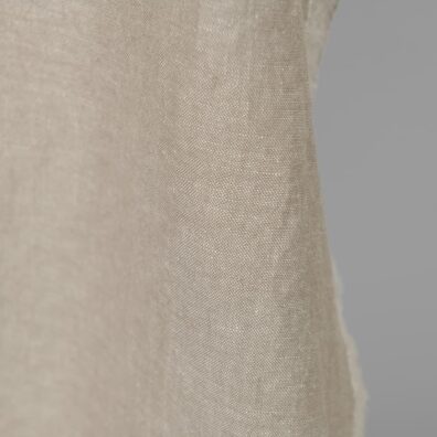 Puslininis audinys rusvai pilkas skalbtas, minkštas, švelnus