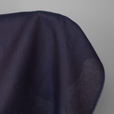 Lininis audinys rudai mėlynas lengvas 150cm pločio