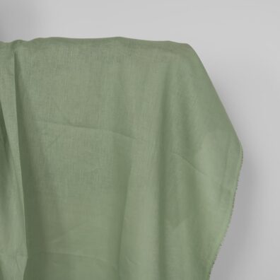Lininis audinys blyškiai žalias lengvas