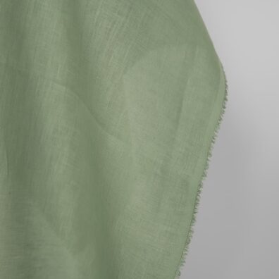Lininis audinys blyškiai žalias lengvas 150cm pločio
