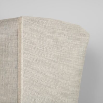 Puslininis satino audinys rusvai pilkas dvipusis