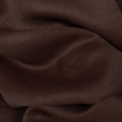 Lininis audinys raštuotais dryžiais išaustas iš rudų ir pilkai rudų verpalų